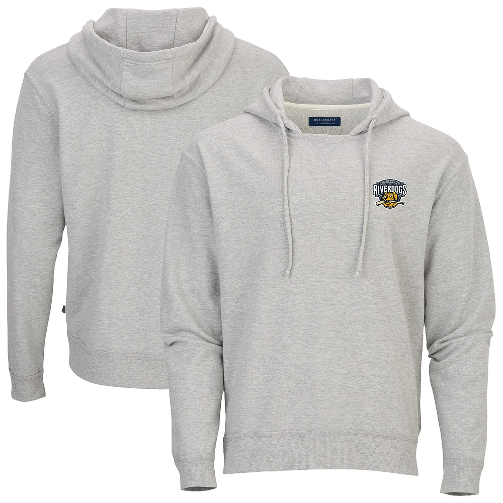 Men's Heather Gray Charleston RiverDogs French Terry Pullover Hoodie