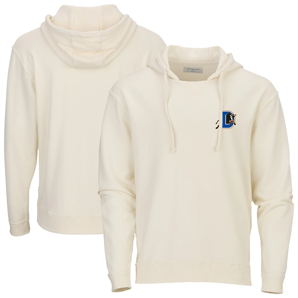 Men's Natural Durham Bulls French Terry Pullover Hoodie