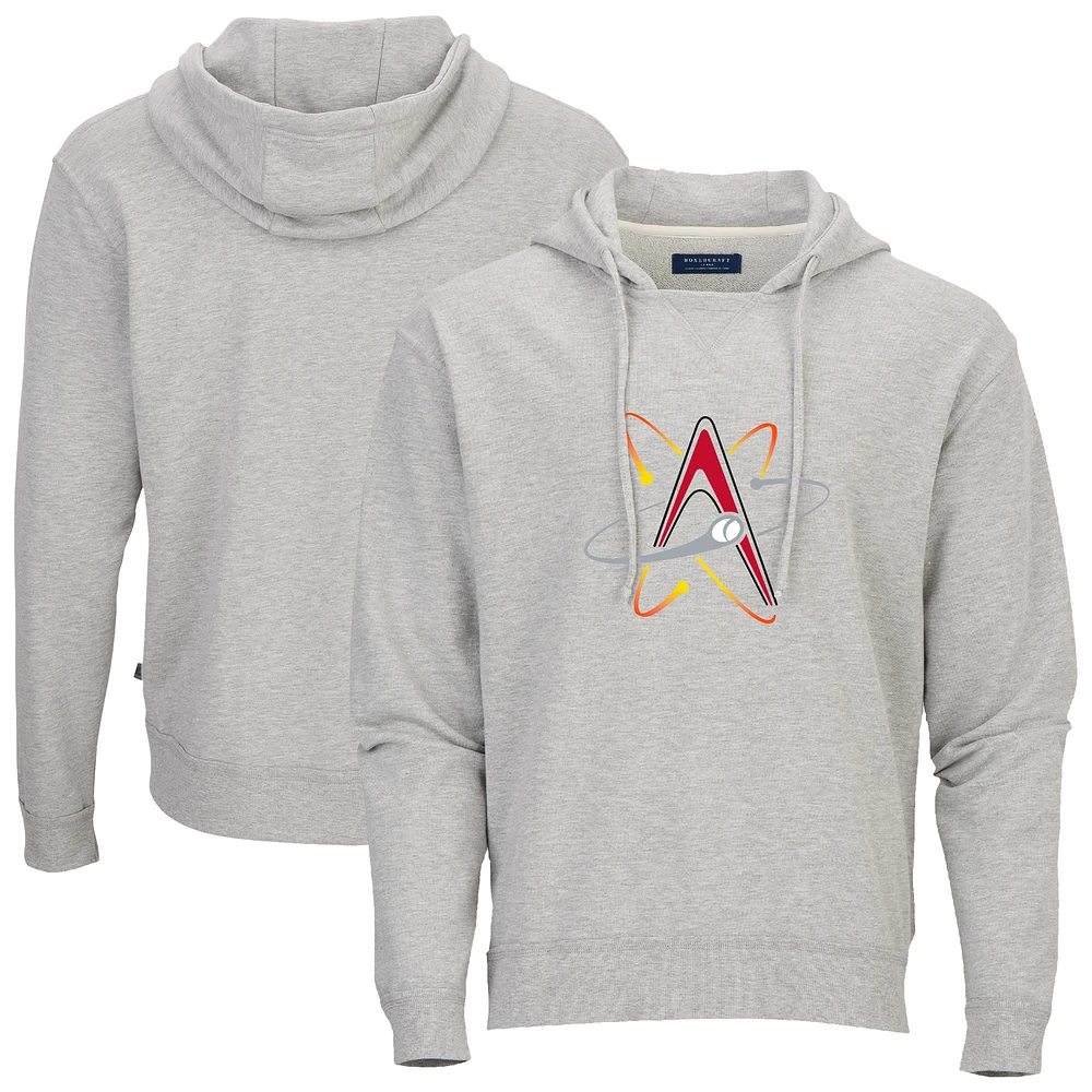 Men's Heather Gray Albuquerque Isotopes French Terry Pullover Hoodie