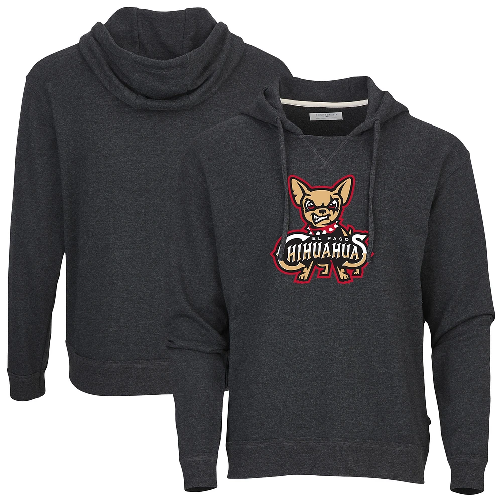 Men's Charcoal El Paso Chihuahuas French Terry Pullover Hoodie