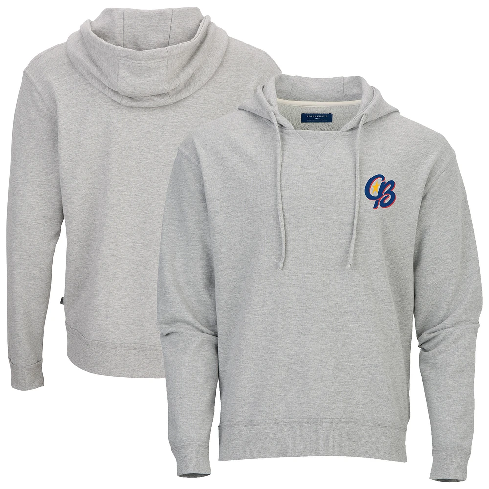 Men's Heather Gray Kannapolis Cannon Ballers French Terry Pullover Hoodie