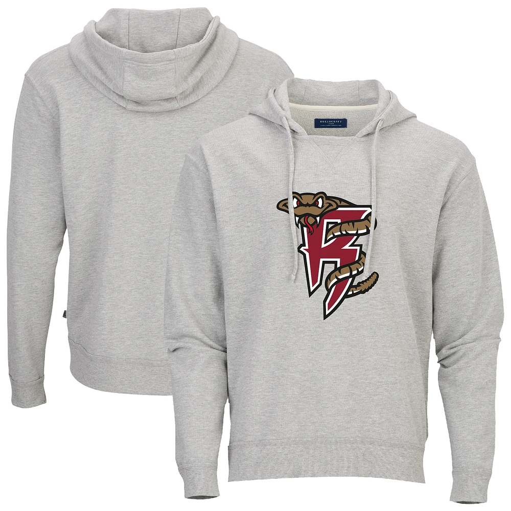 Men's Heather Gray Wisconsin Timber Rattlers French Terry Pullover Hoodie