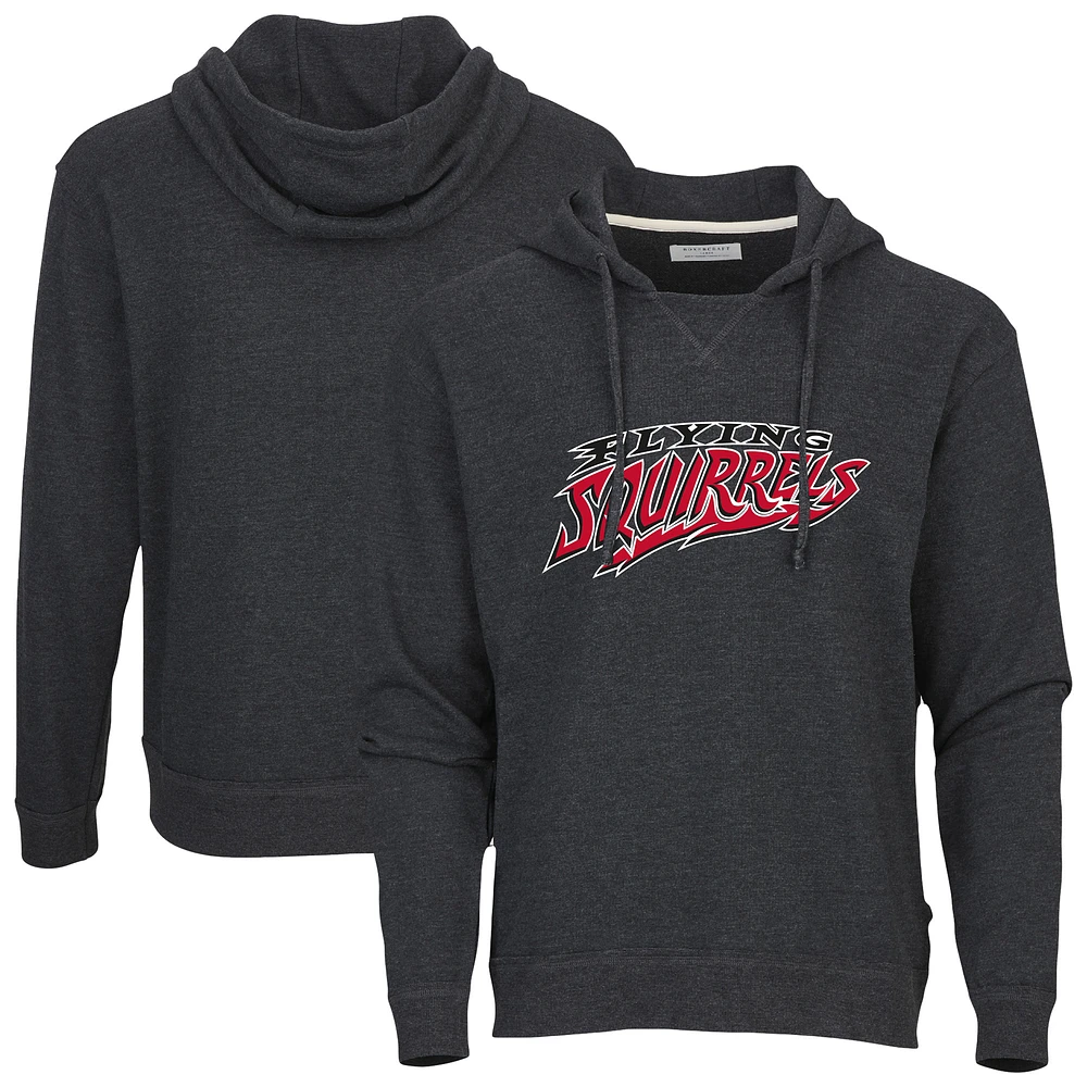 Men's Heather Charcoal Richmond Flying Squirrels French Terry Pullover Hoodie