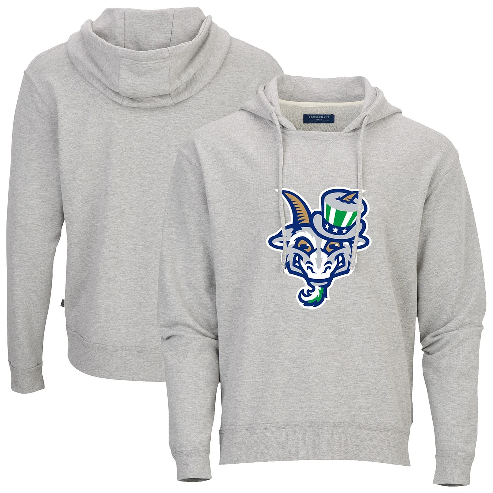 Men's Heather Gray Hartford Yard Goats French Terry Pullover Hoodie