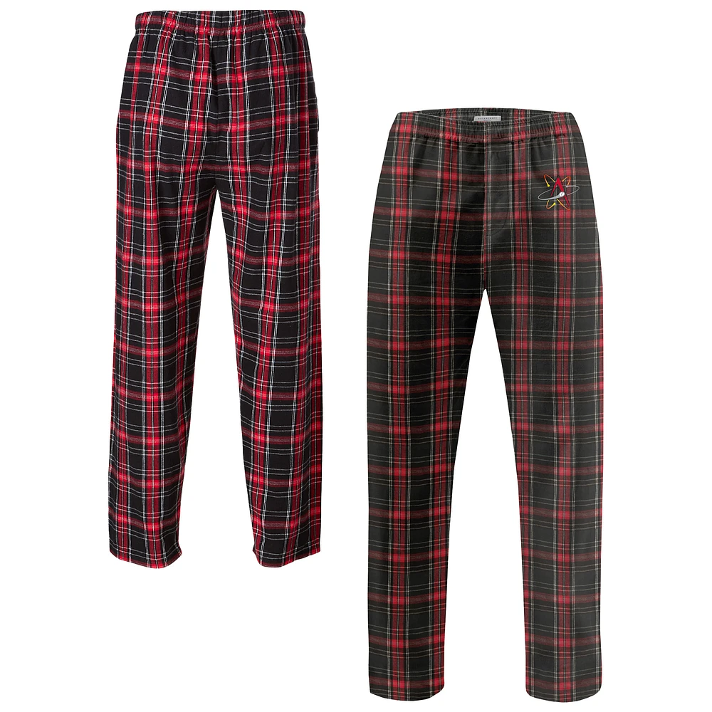 Men's Black/Red Albuquerque Isotopes Harley Flannel Pants