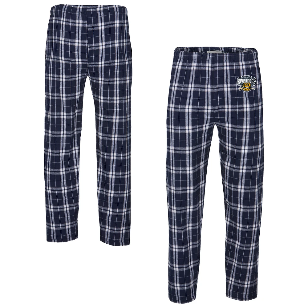 Men's Navy/Silver Charleston RiverDogs Harley Flannel Pants