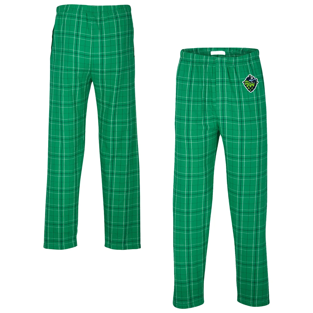Men's Kelly Green Hillsboro Hops Harley Flannel Pants