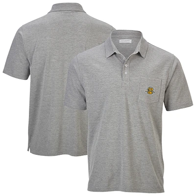 Men's Heather Gray Charleston RiverDogs Pique Polo