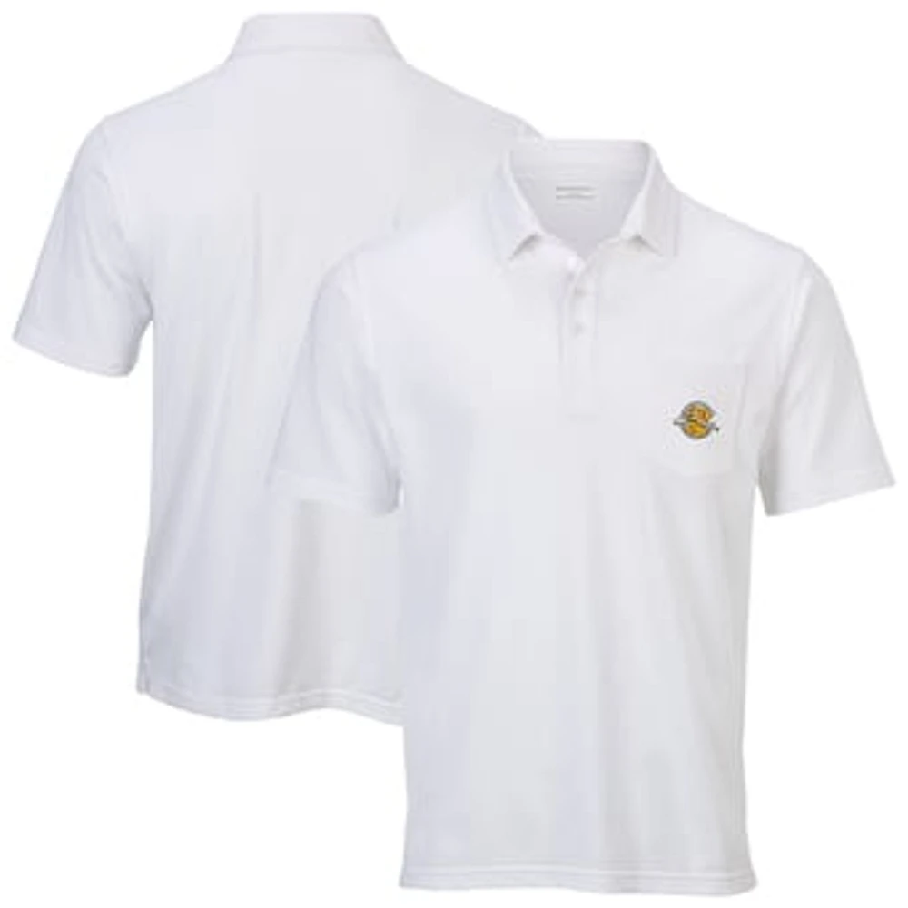 Men's White Charleston RiverDogs Pique Polo