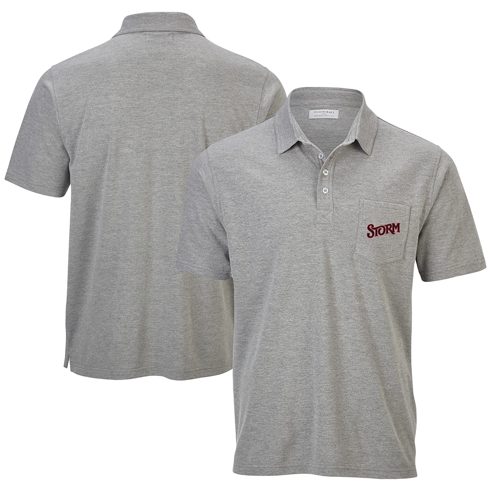 Men's Heather Gray Lake Elsinore Storm Pique Polo