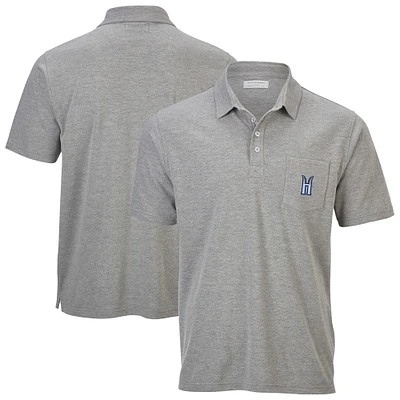 Men's Heather Gray Hartford Yard Goats Pique Polo