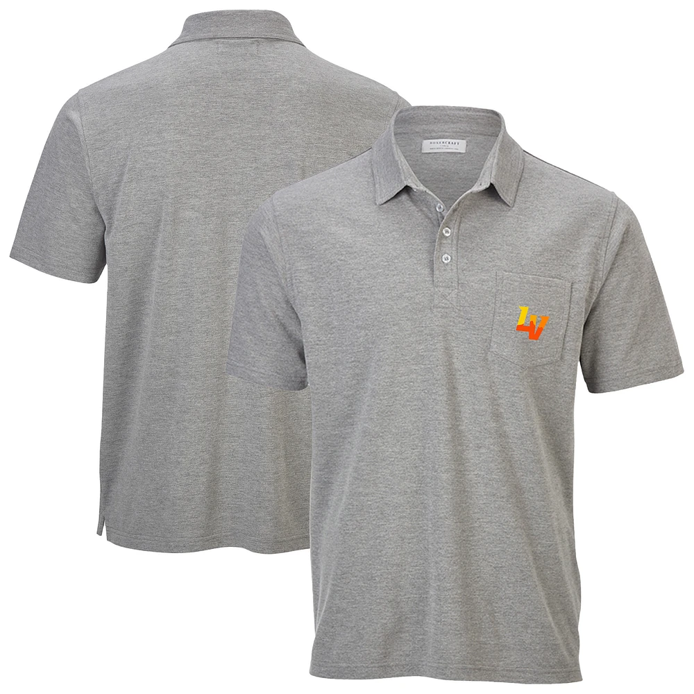 Men's Heather Gray Las Vegas Aviators Pique Polo