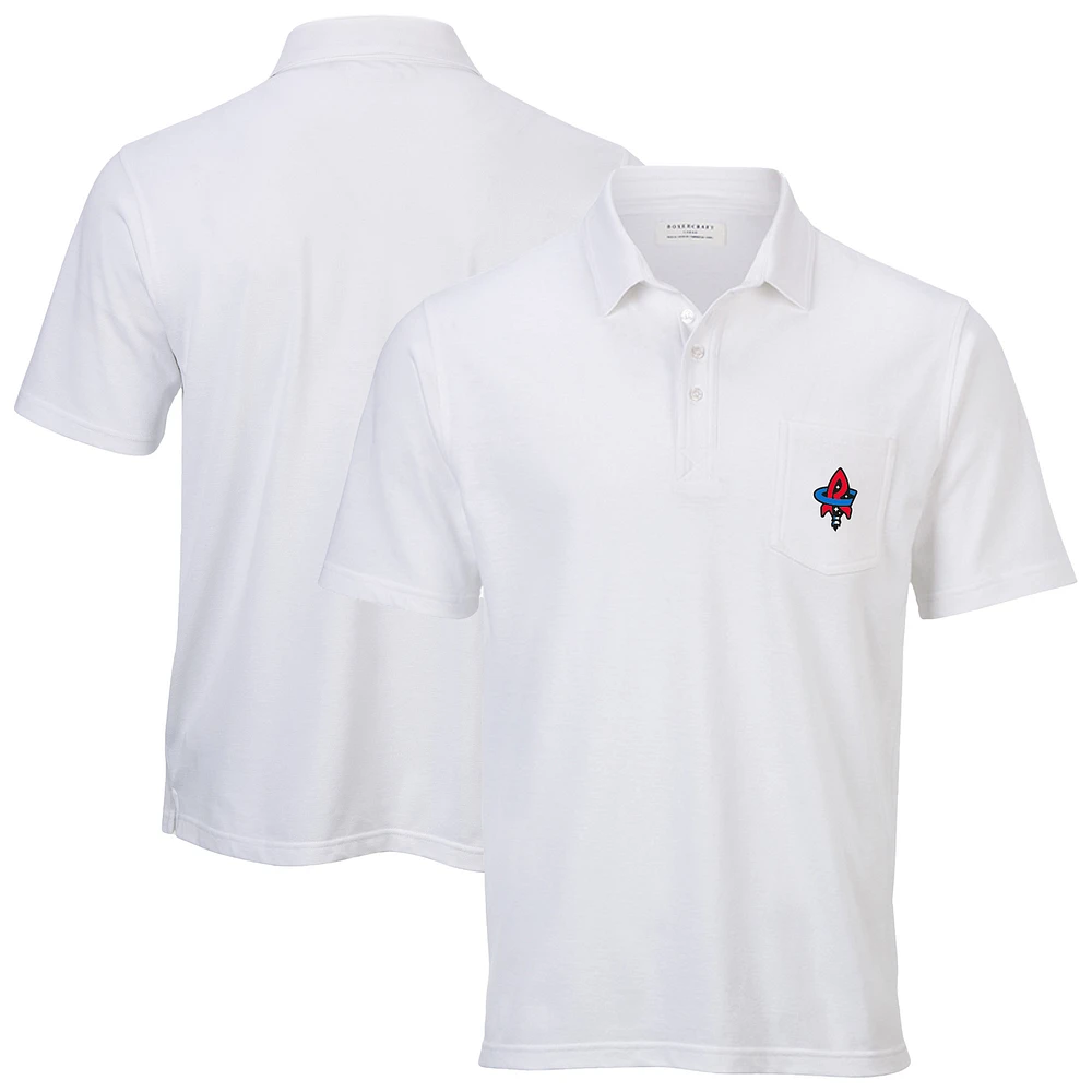 Men's White Rocket City Trash Pandas Pique Polo