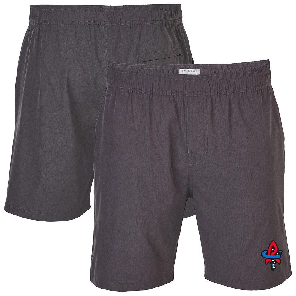 Men's Steel Rocket City Trash Pandas Riptide Hybrid Shorts