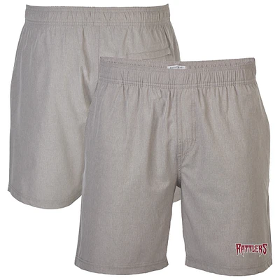 Men's Gray Wisconsin Timber Rattlers Riptide Hybrid Shorts