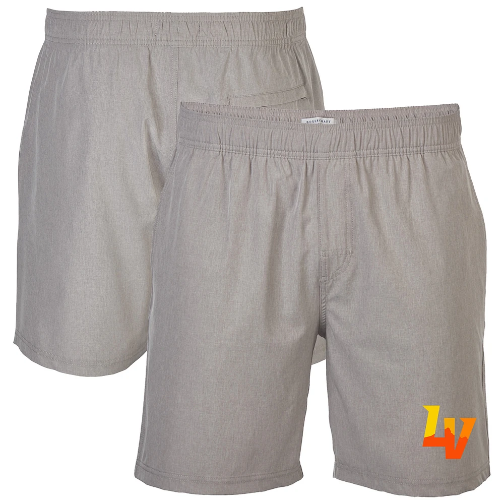 Men's Gray Las Vegas Aviators Riptide Hybrid Shorts