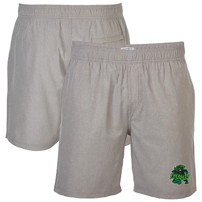 Men's Gray Eugene Emeralds Riptide Hybrid Shorts