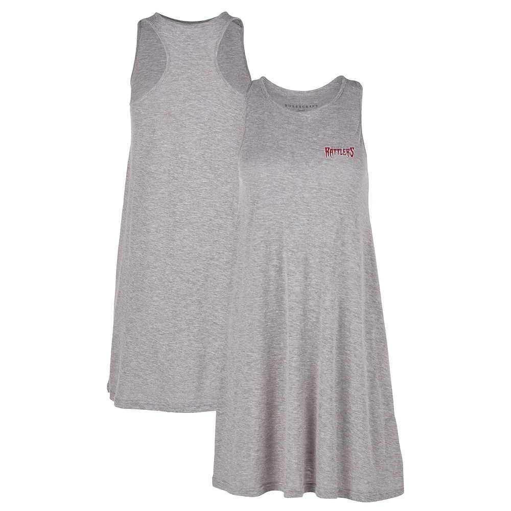 Women's Heather Gray Wisconsin Timber Rattlers Coastal Cover-Up Dress