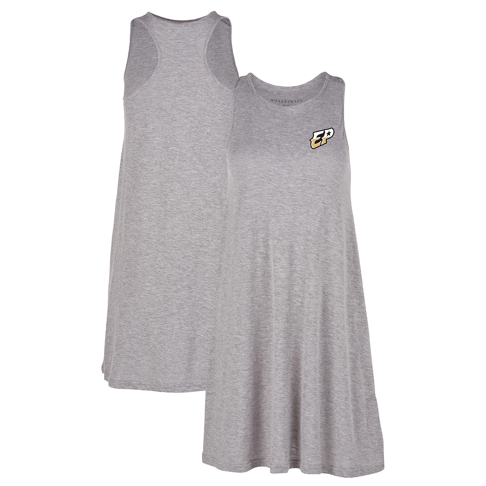 Women's Heather Gray El Paso Chihuahuas Coastal Cover-Up Dress