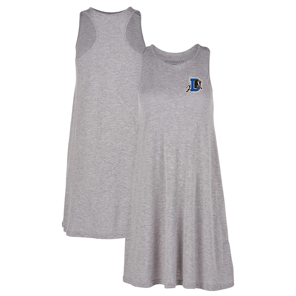 Women's Heather Gray Durham Bulls Coastal Cover-Up Dress
