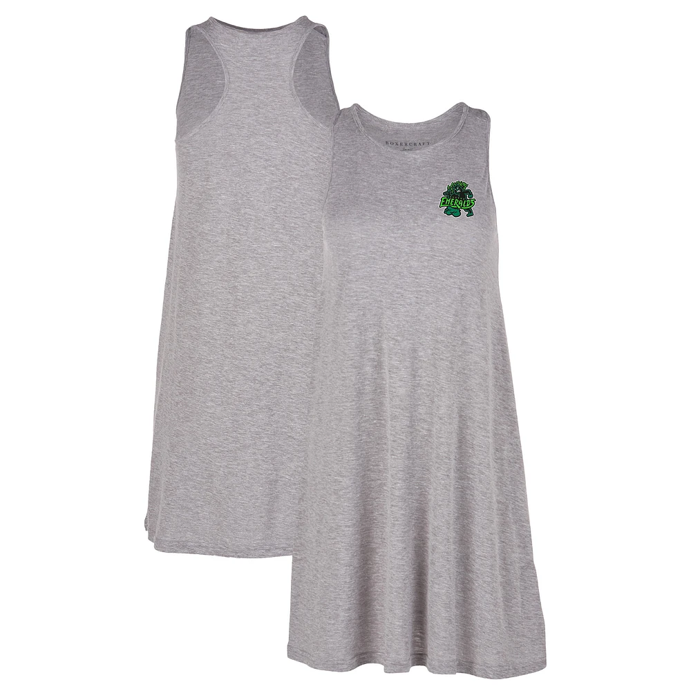 Women's Heather Gray Eugene Emeralds Coastal Cover-Up Dress