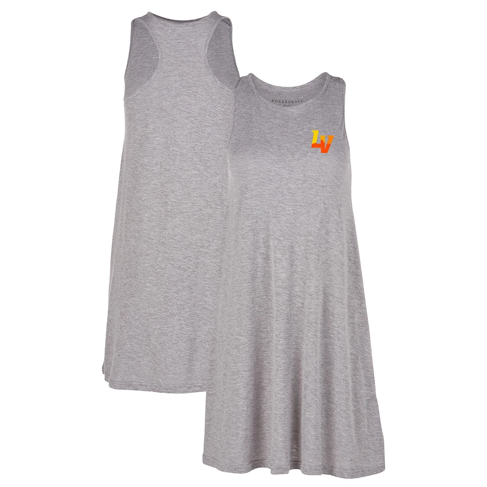Women's Heather Gray Las Vegas Aviators Coastal Cover-Up Dress