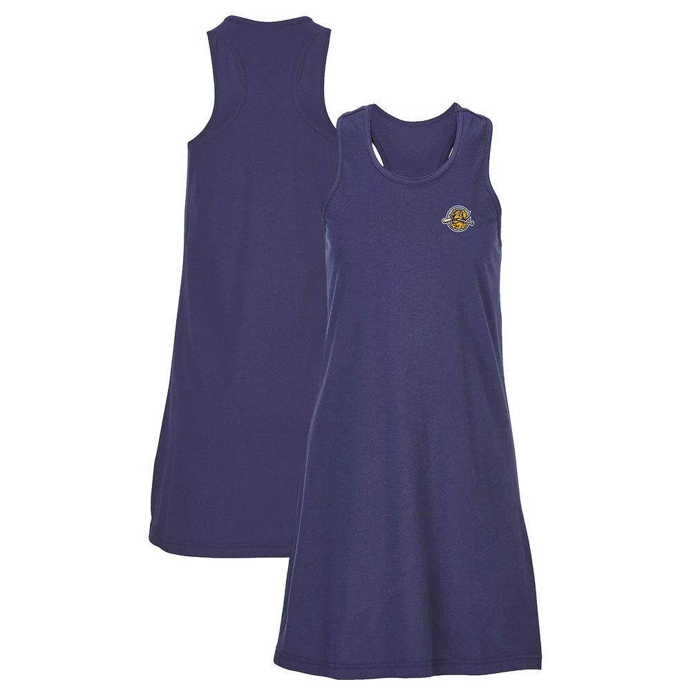 Women's Navy Charleston RiverDogs Coastal Cover-Up Dress