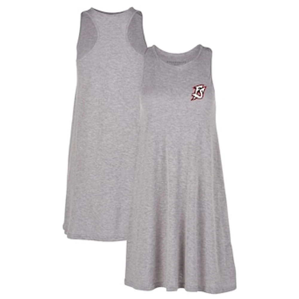 Women's Heather Gray Richmond Flying Squirrels Coastal Cover-Up Dress