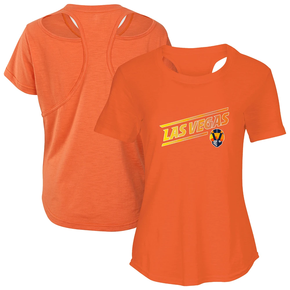 Women's Orange Las Vegas Aviators Cut It Out T-Shirt