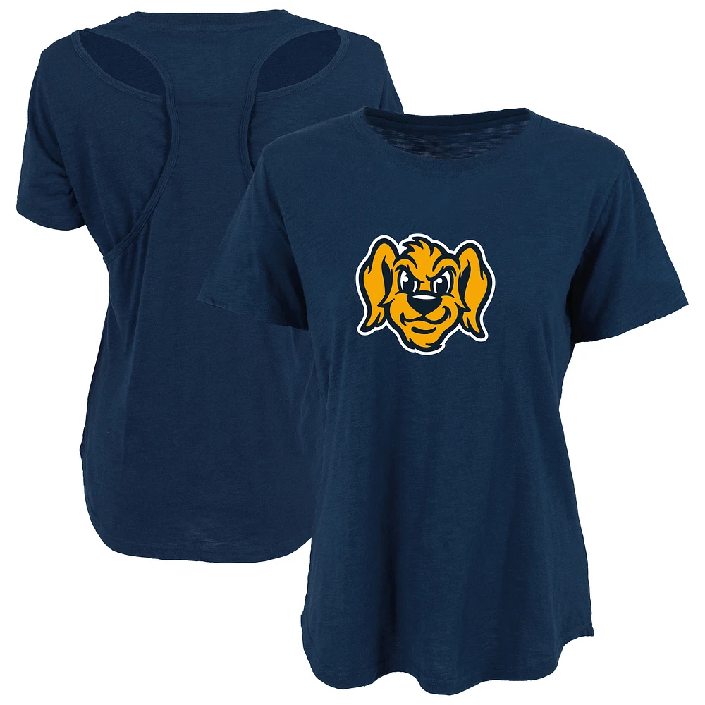 Women's Navy Charleston RiverDogs Cut It Out T-Shirt