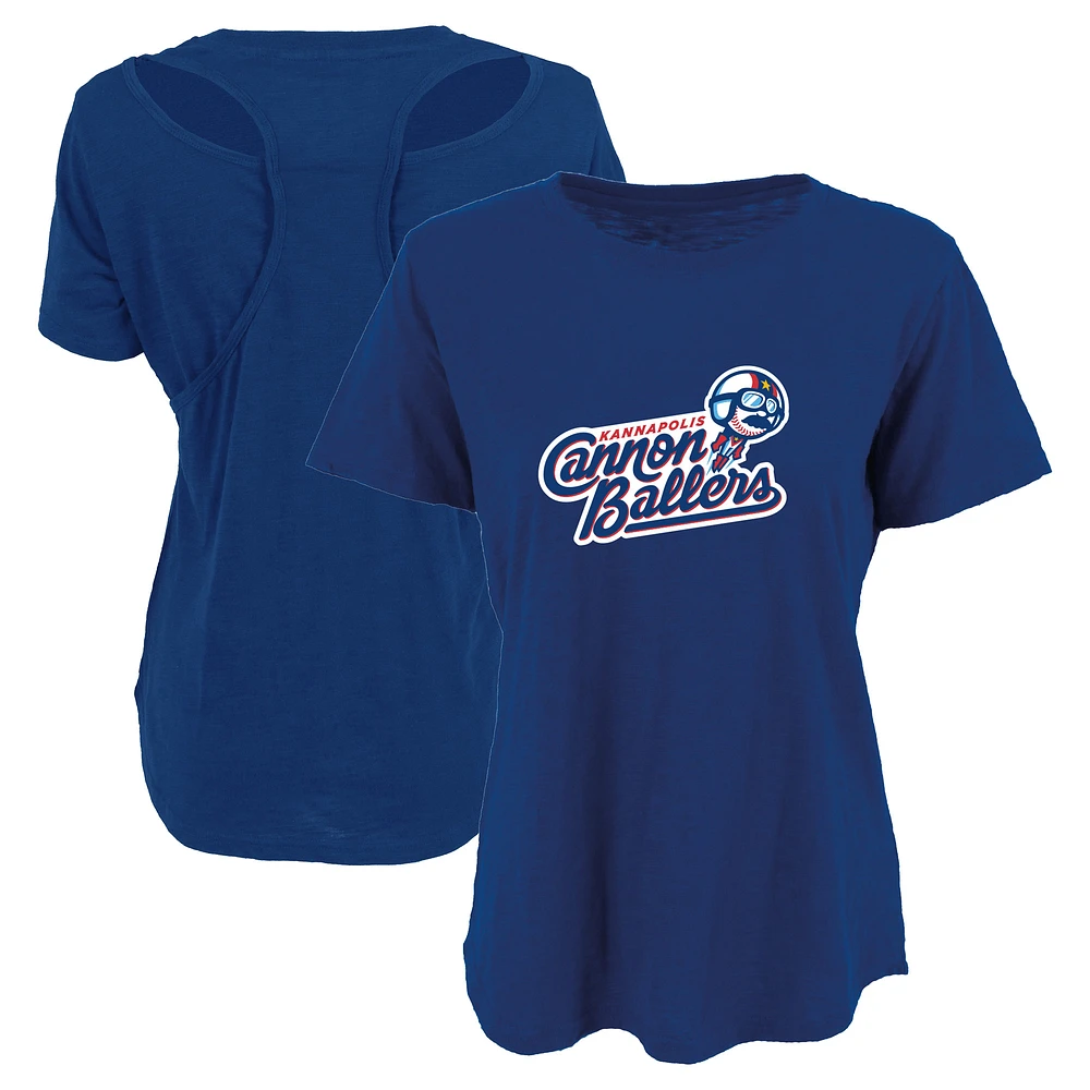 Women's Royal Kannapolis Cannon Ballers Cut It Out T-Shirt