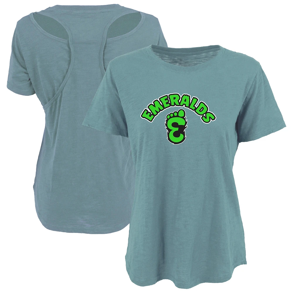 Women's Light Green Eugene Emeralds Cut It Out T-Shirt