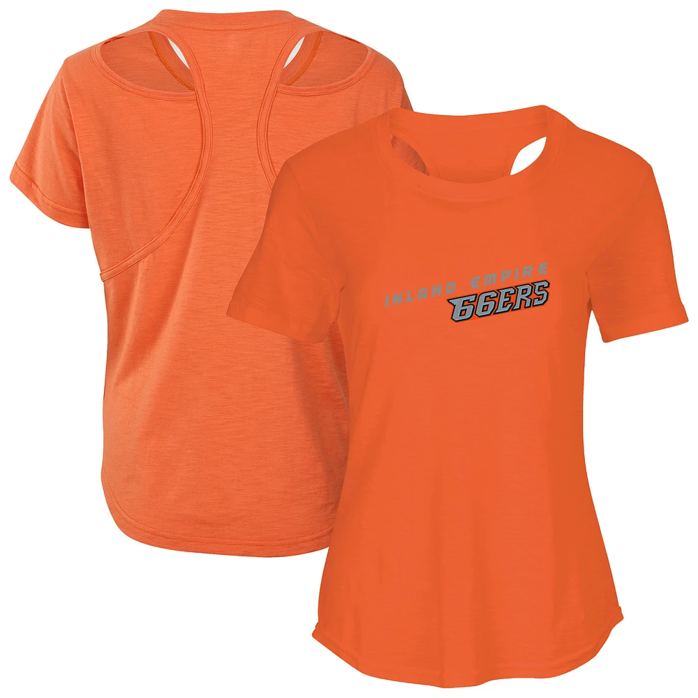Women's Orange Inland Empire 66ers Cut It Out T-Shirt