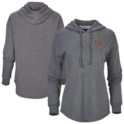 Women's Heather Black Inland Empire 66ers Dream Fleece Tri-Blend Pullover Hoodie