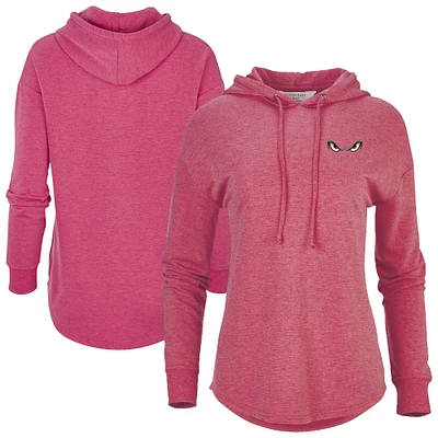 Women's Heather Red Lake Elsinore Storm Dream Fleece Tri-Blend Pullover Hoodie