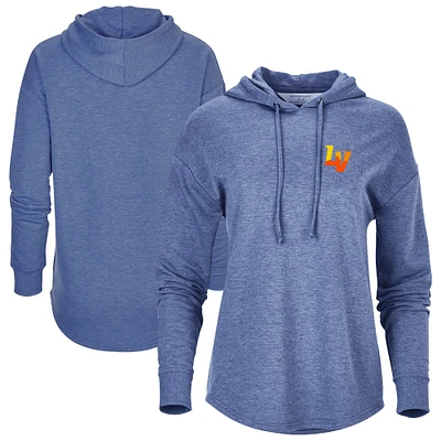 Women's Heather Navy Las Vegas Aviators Dream Fleece Tri-Blend Pullover Hoodie