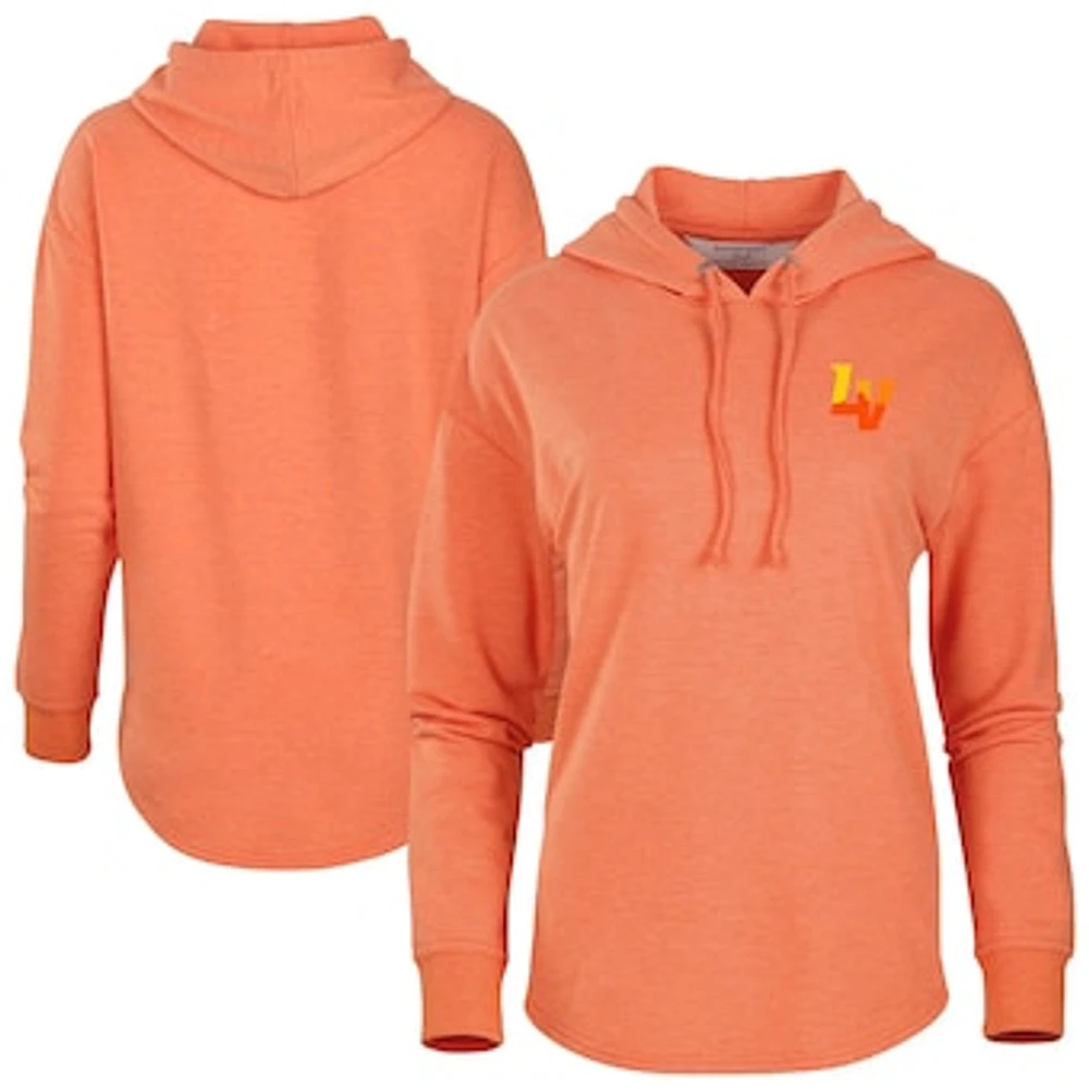 Women's Heather Orange Las Vegas Aviators Dream Fleece Tri-Blend Pullover Hoodie