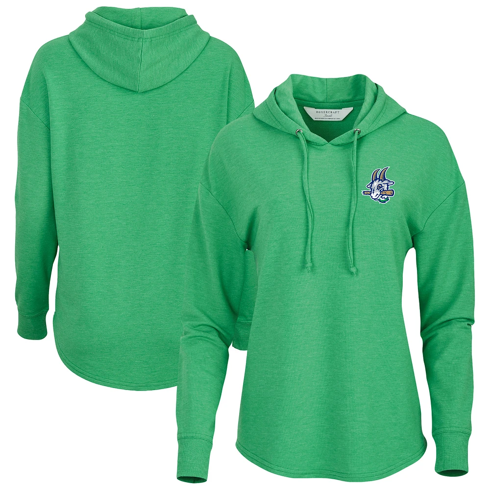 Women's Green Hartford Yard Goats Dream Fleece Tri-Blend Pullover Hoodie