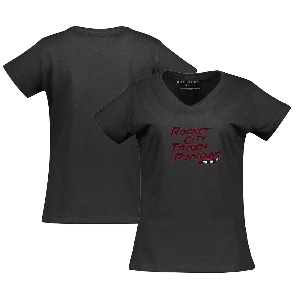 Women's Rocket City Trash Pandas Essential V-Neck T-Shirt
