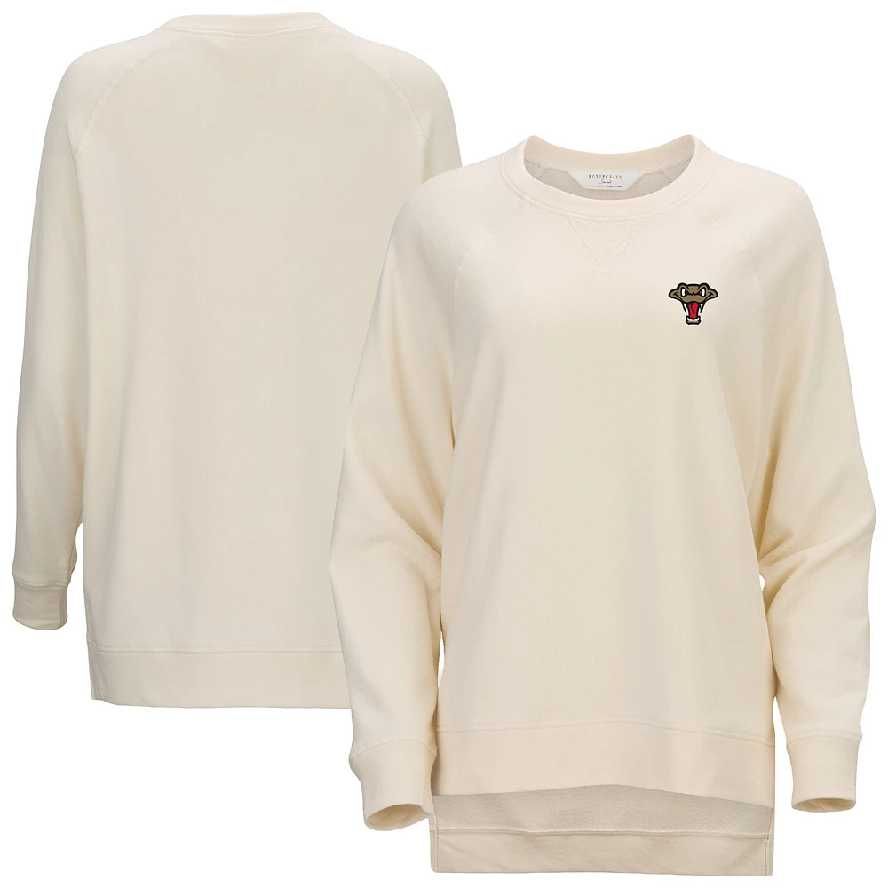 Women's Natural Wisconsin Timber Rattlers French Terry Harlow Pullover Sweatshirt