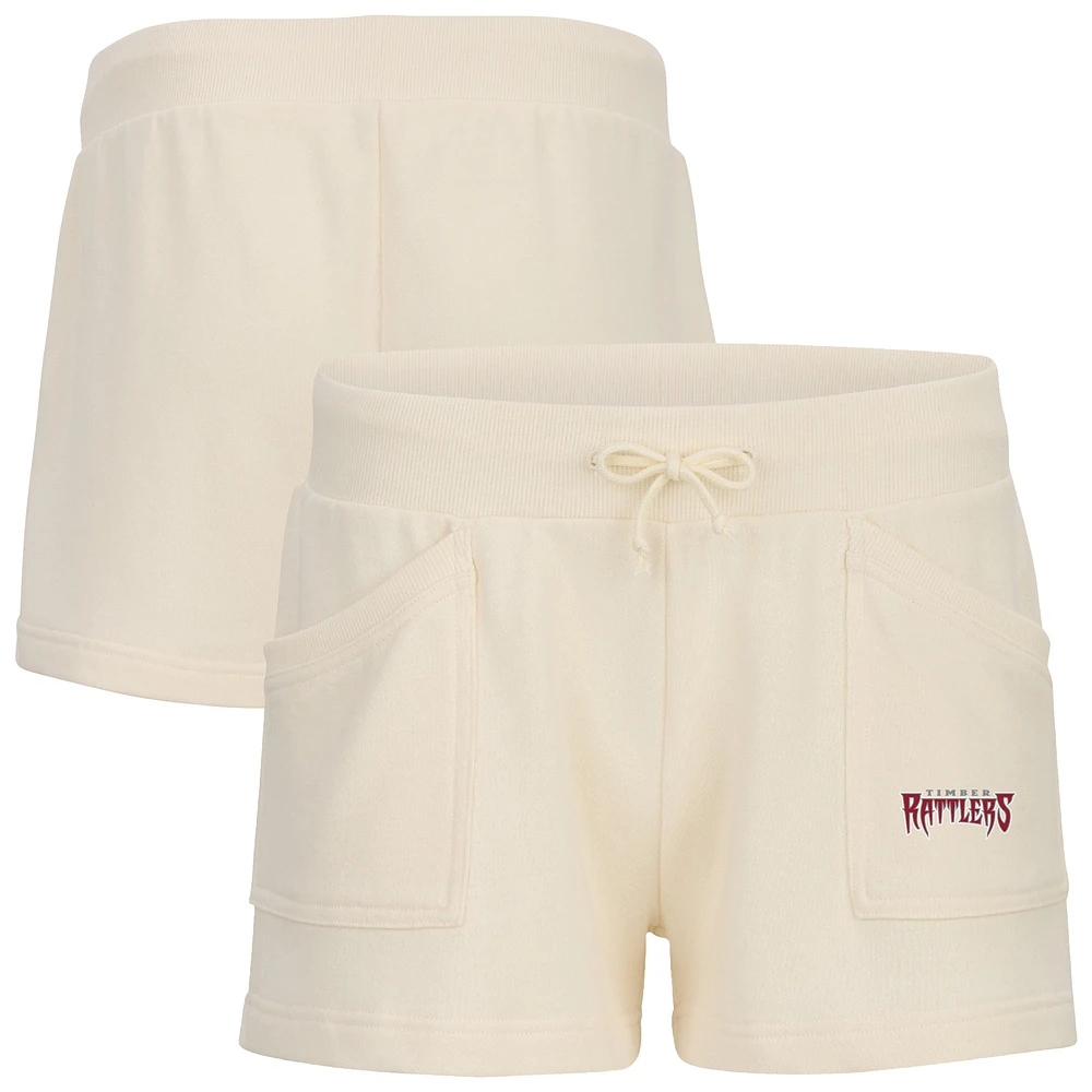 Women's Natural Wisconsin Timber Rattlers French Terry Shorts