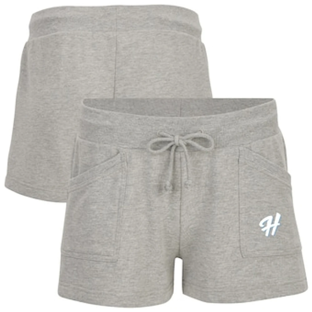 Women's Heather Gray Hillsboro Hops French Terry Shorts