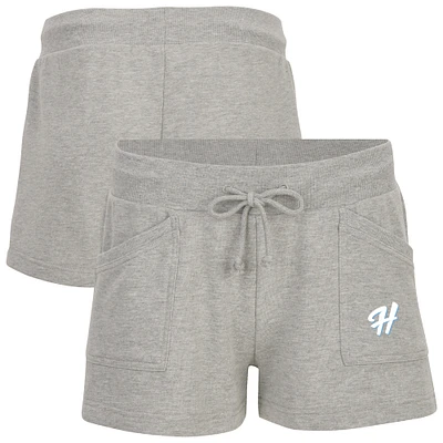 Women's Heather Gray Hillsboro Hops French Terry Shorts