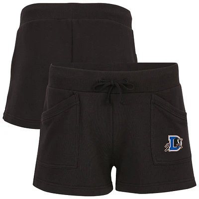 Women's Heather Charcoal Durham Bulls French Terry Shorts