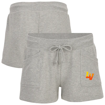 Women's Heather Gray Las Vegas Aviators French Terry Shorts