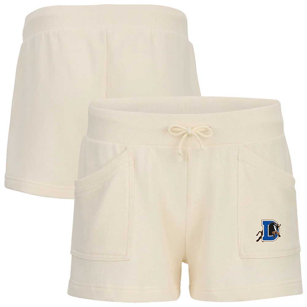 Women's Natural Durham Bulls French Terry Shorts