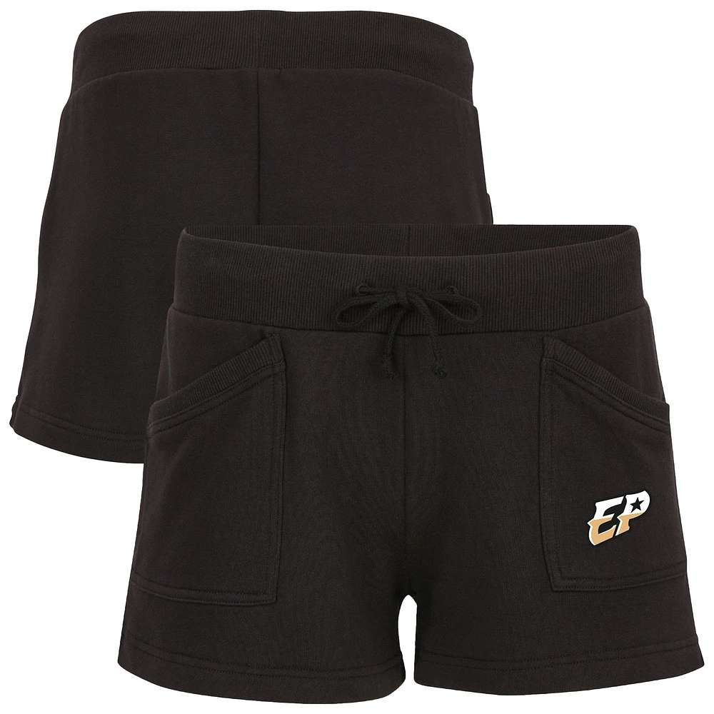 Women's Heather Charcoal El Paso Chihuahuas French Terry Shorts