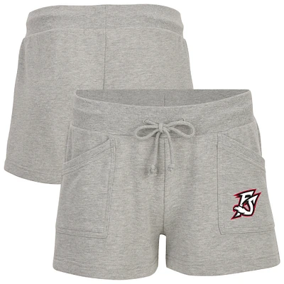 Women's Heather Gray Richmond Flying Squirrels French Terry Shorts