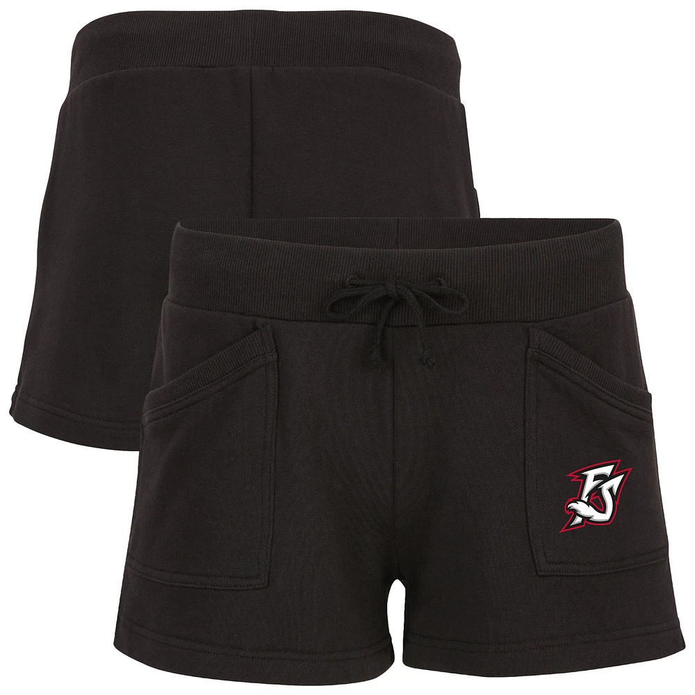 Women's Heather Charcoal Richmond Flying Squirrels French Terry Shorts
