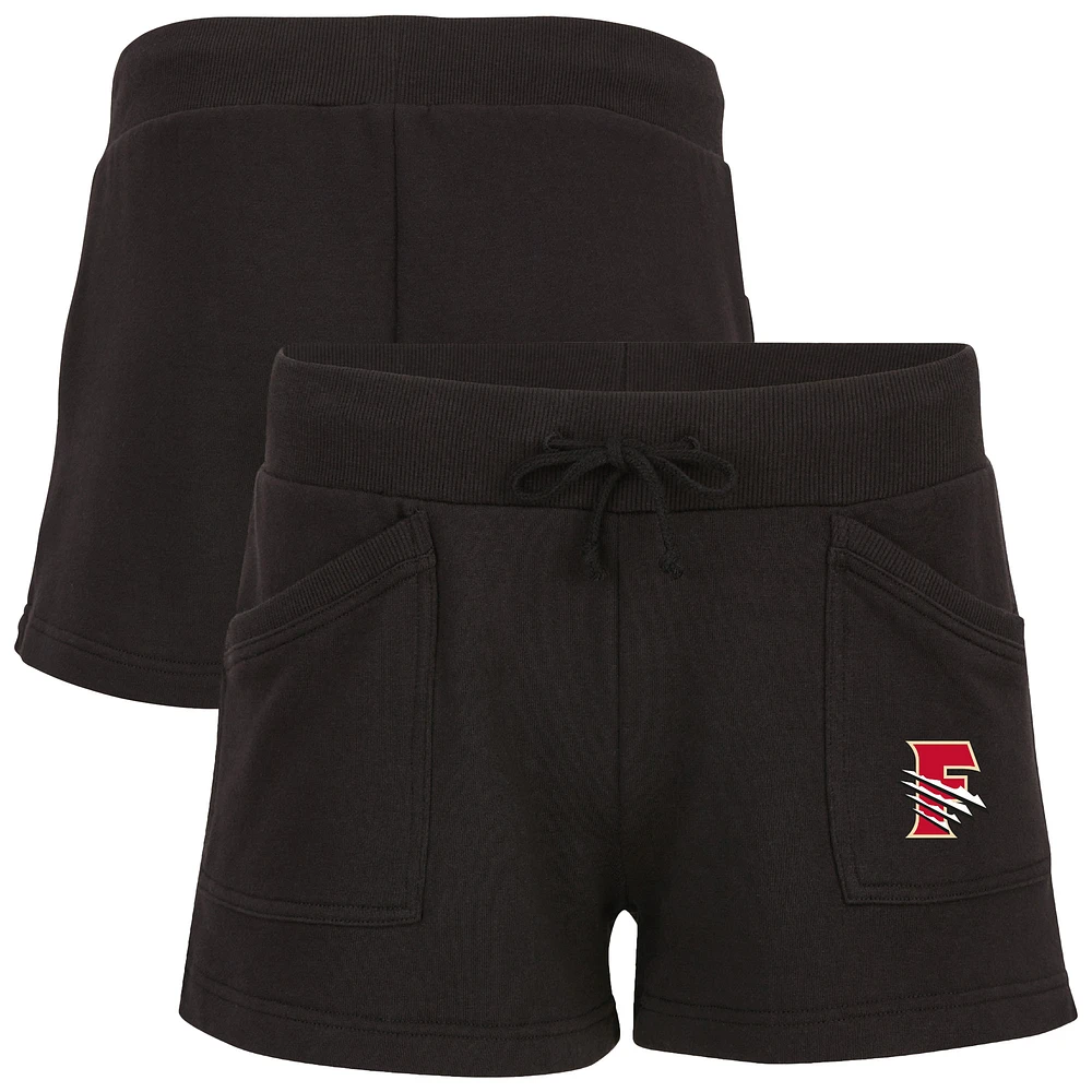 Women's Heather Charcoal Fresno Grizzlies French Terry Shorts